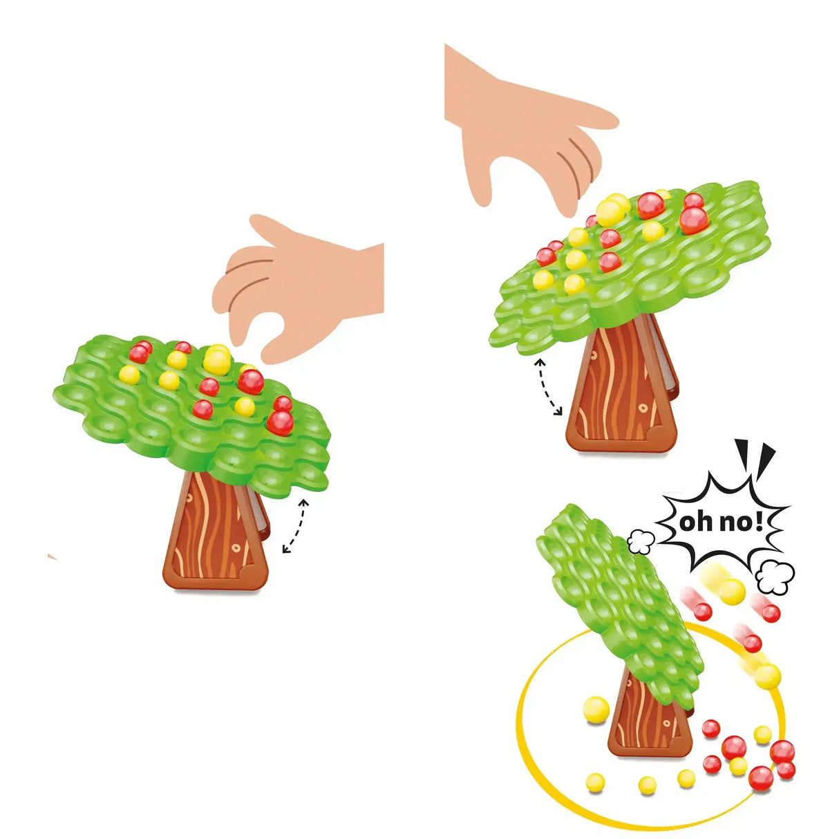 Quercetti | Stay Apple Balance Game - Toybox Tales