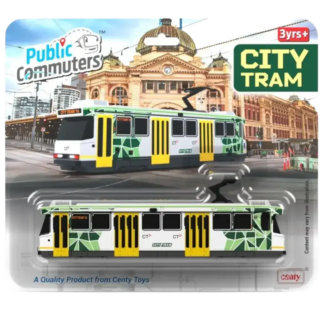 Melbourne City Tram | Diecast Pull Back - Toybox Tales