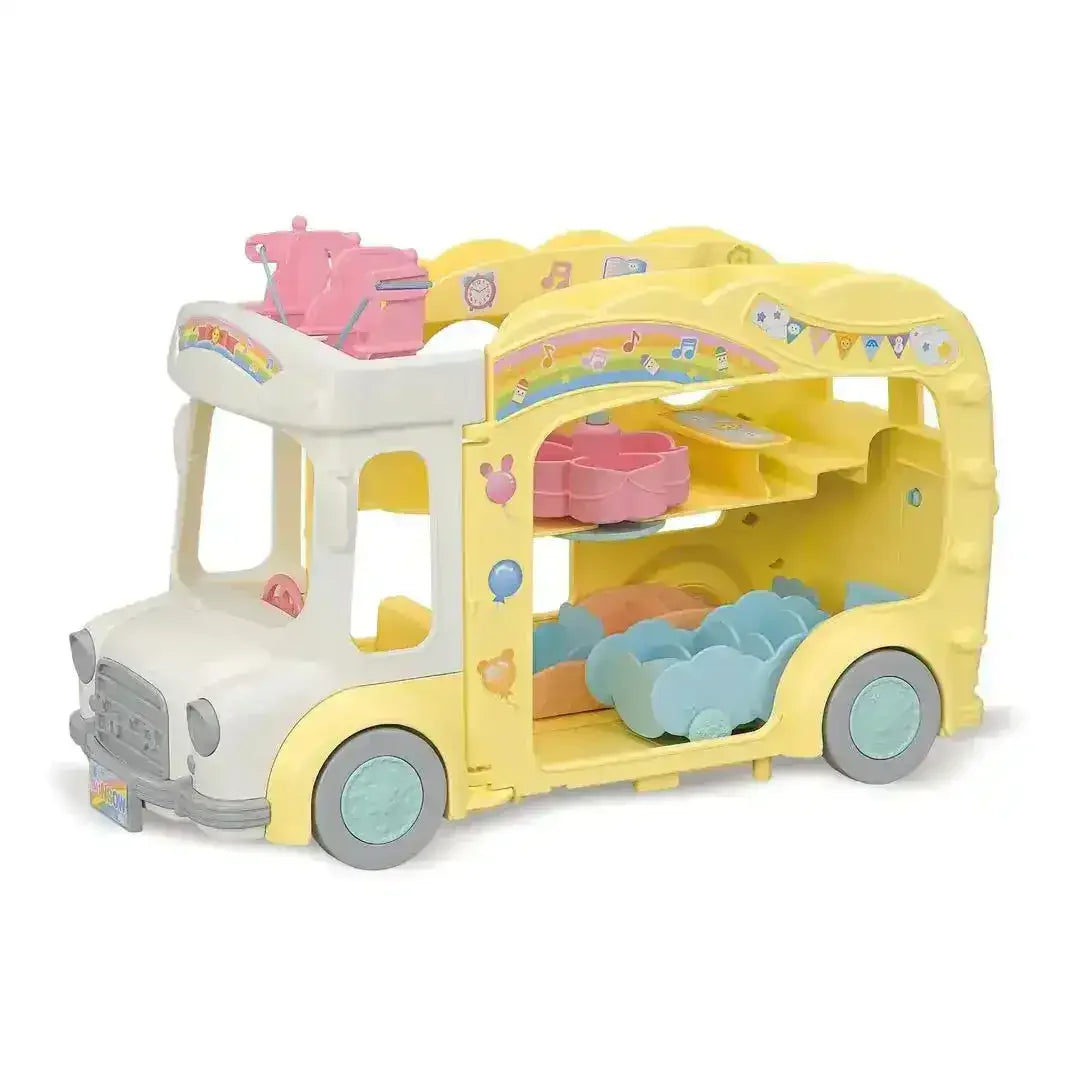 Sylvanian Families - Rainbow Fun Nursery Bus - Toybox Tales