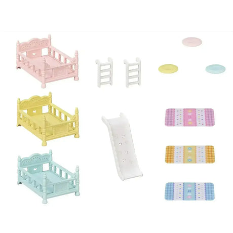 Sylvanian Families - Triple Bunk Beds - Toybox Tales
