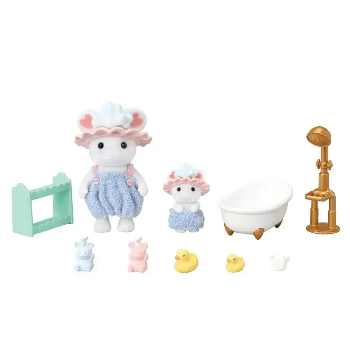 Sylvanian Families | Bath Time Bubble Siblings