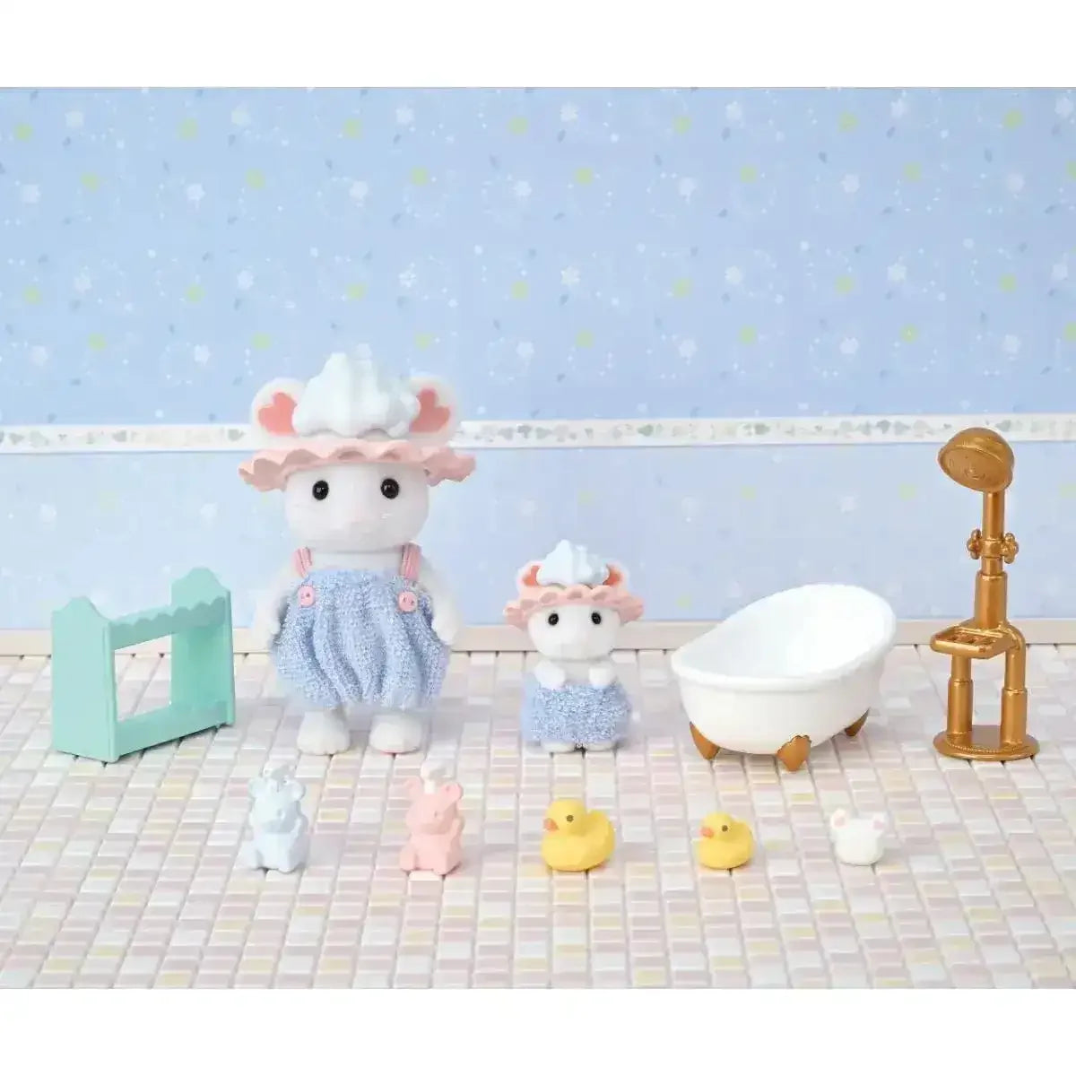 Sylvanian Families | Bath Time Bubble Siblings