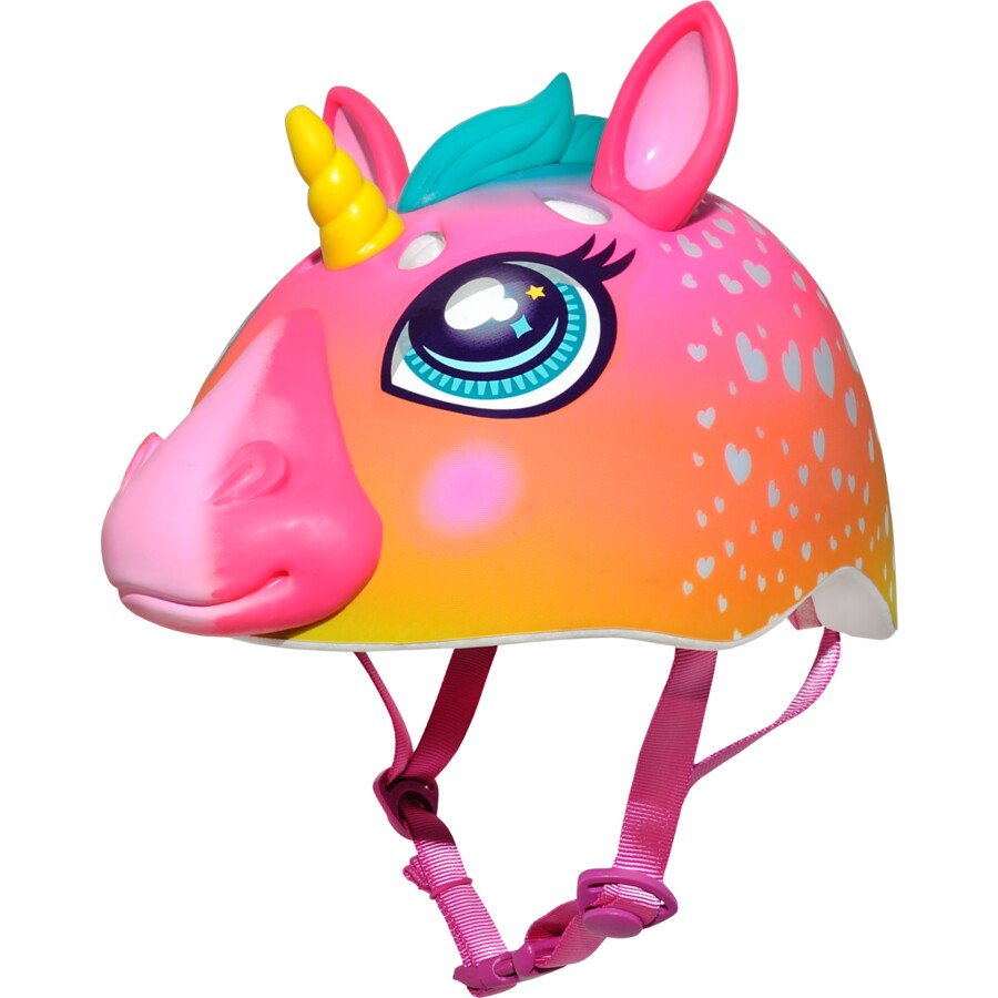 Raskullz Super Rainbow Unicorn kids bike helmet