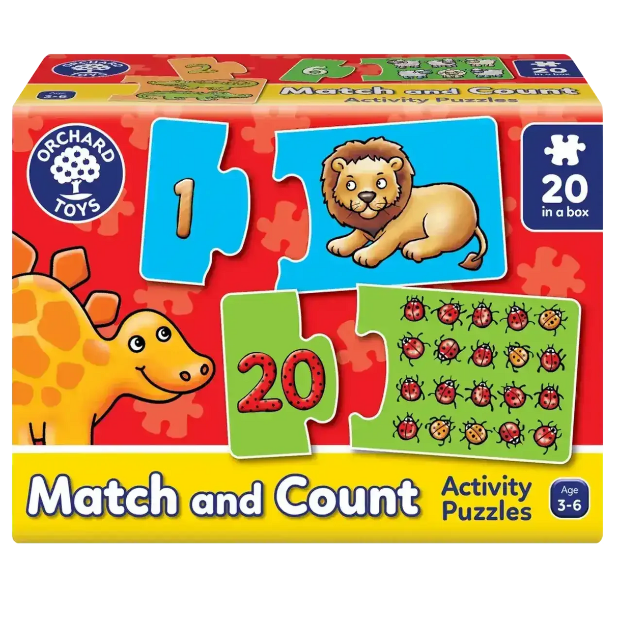 Orchard Toys | Match and Count Jigsaw 20 Pieces