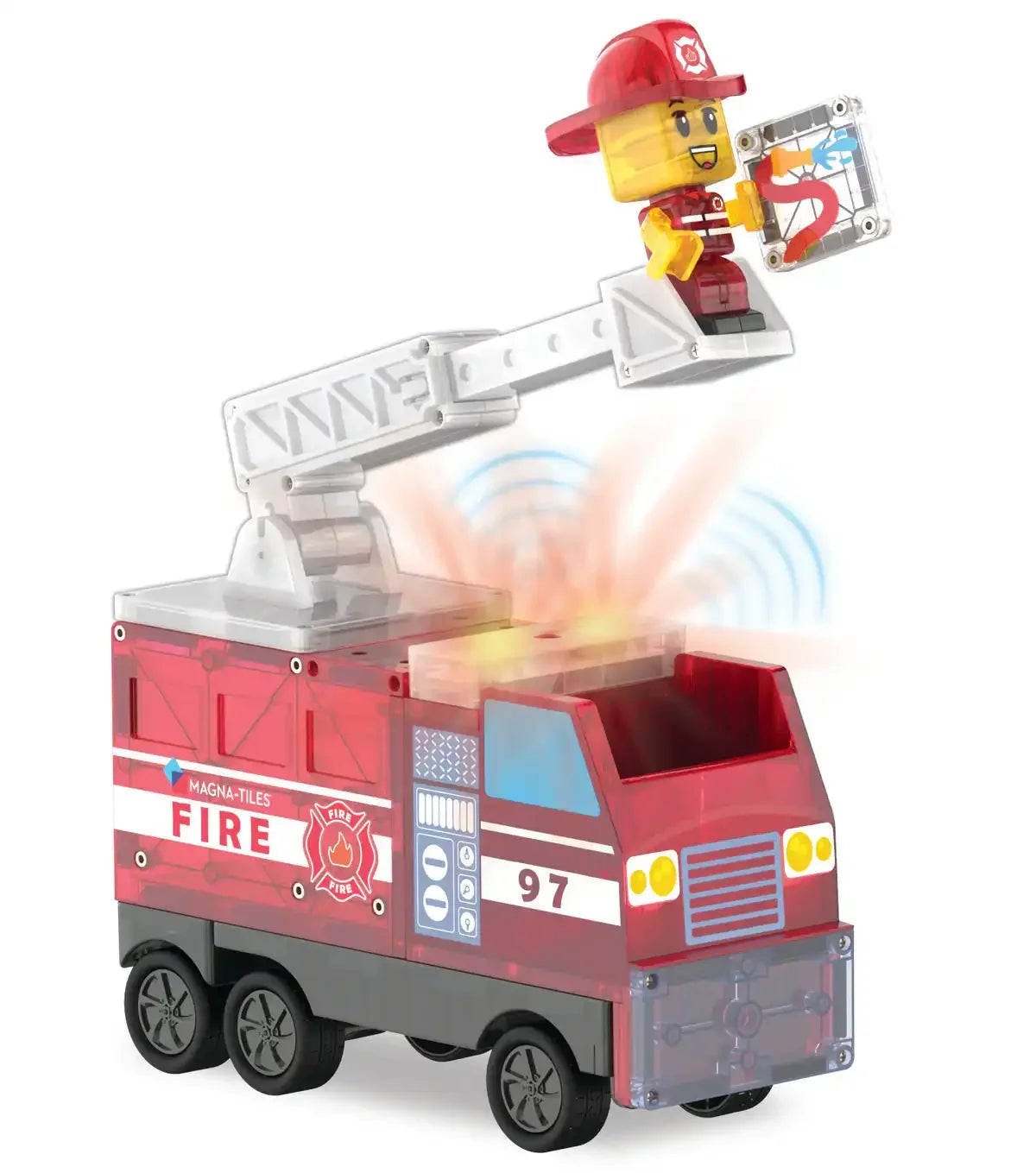 Magna-Tiles | Fire Station 50 Piece