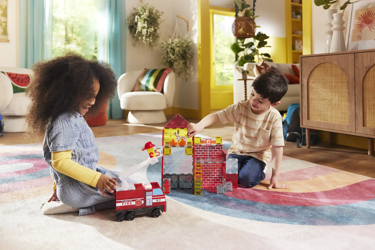 Magna-Tiles | Fire Station 50 Piece
