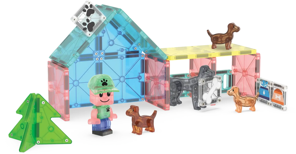 Magna-Tiles | Puppy Park 27 Piece
