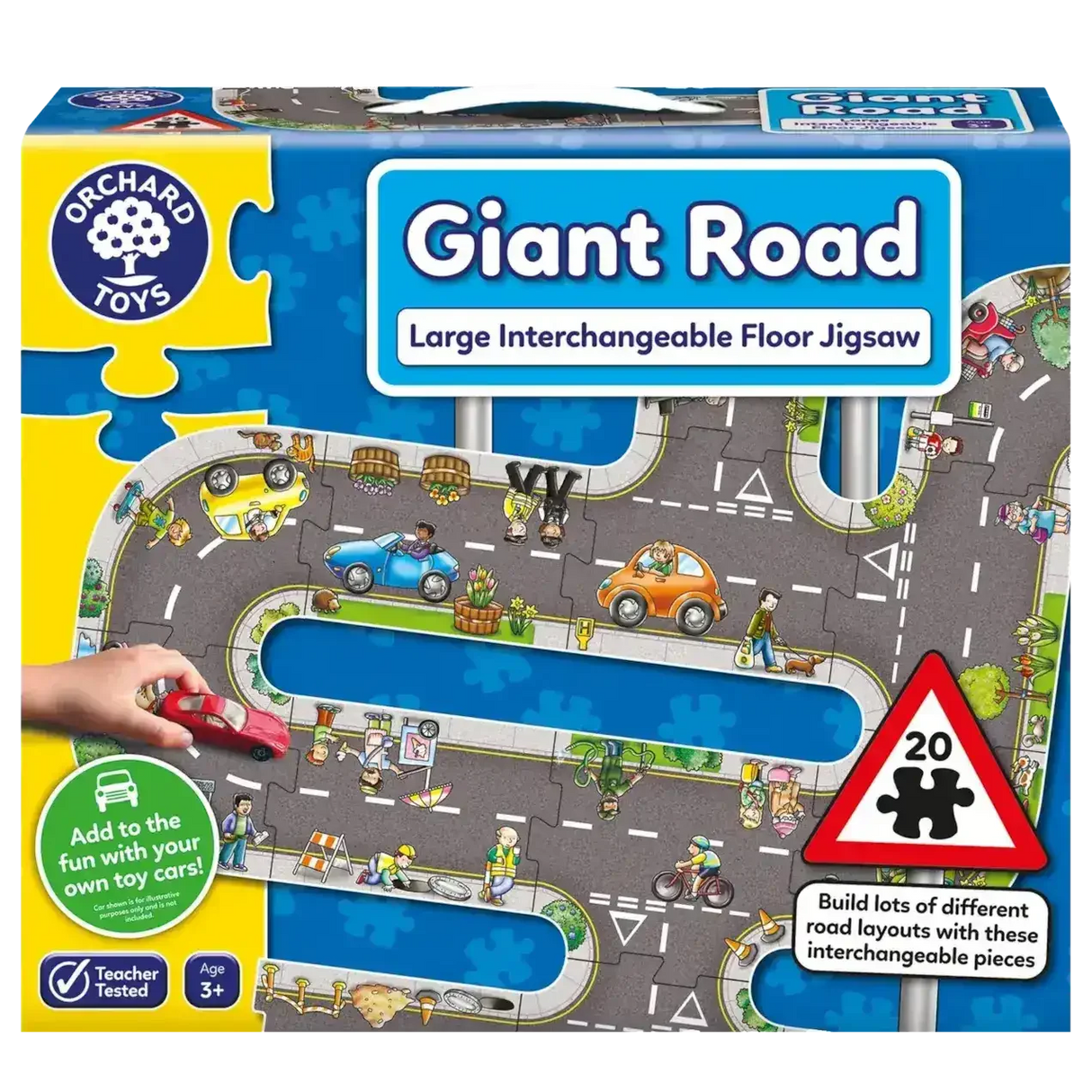 Orchard Toys | Giant Road Floor Jigsaw 20 Pieces