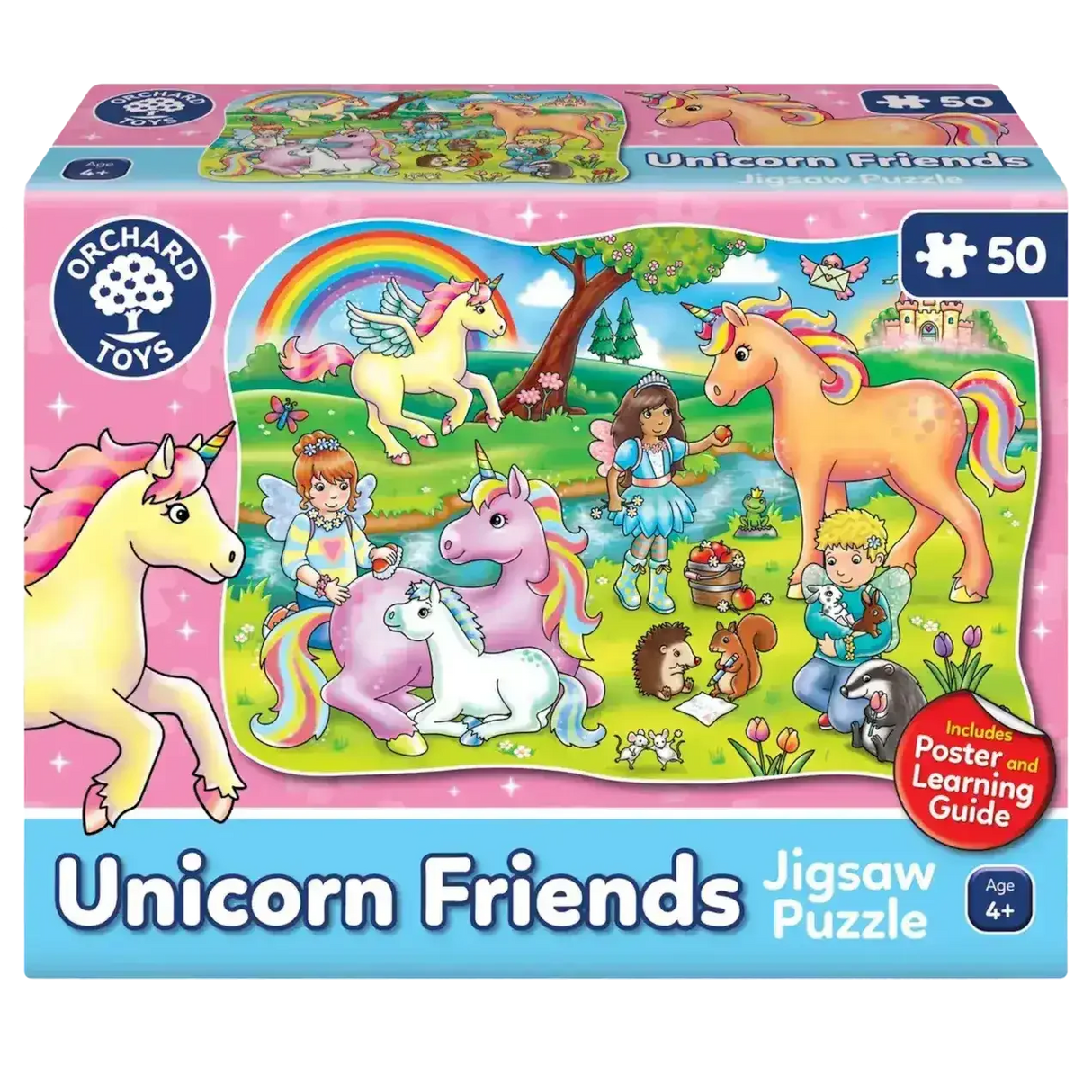 Orchard Toys | Unicorn Friends Jigsaw & Poster 50 Pieces