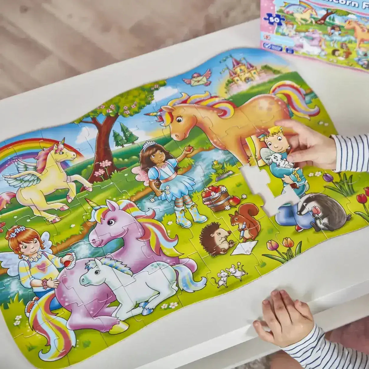 Orchard Toys | Unicorn Friends Jigsaw & Poster 50 Pieces