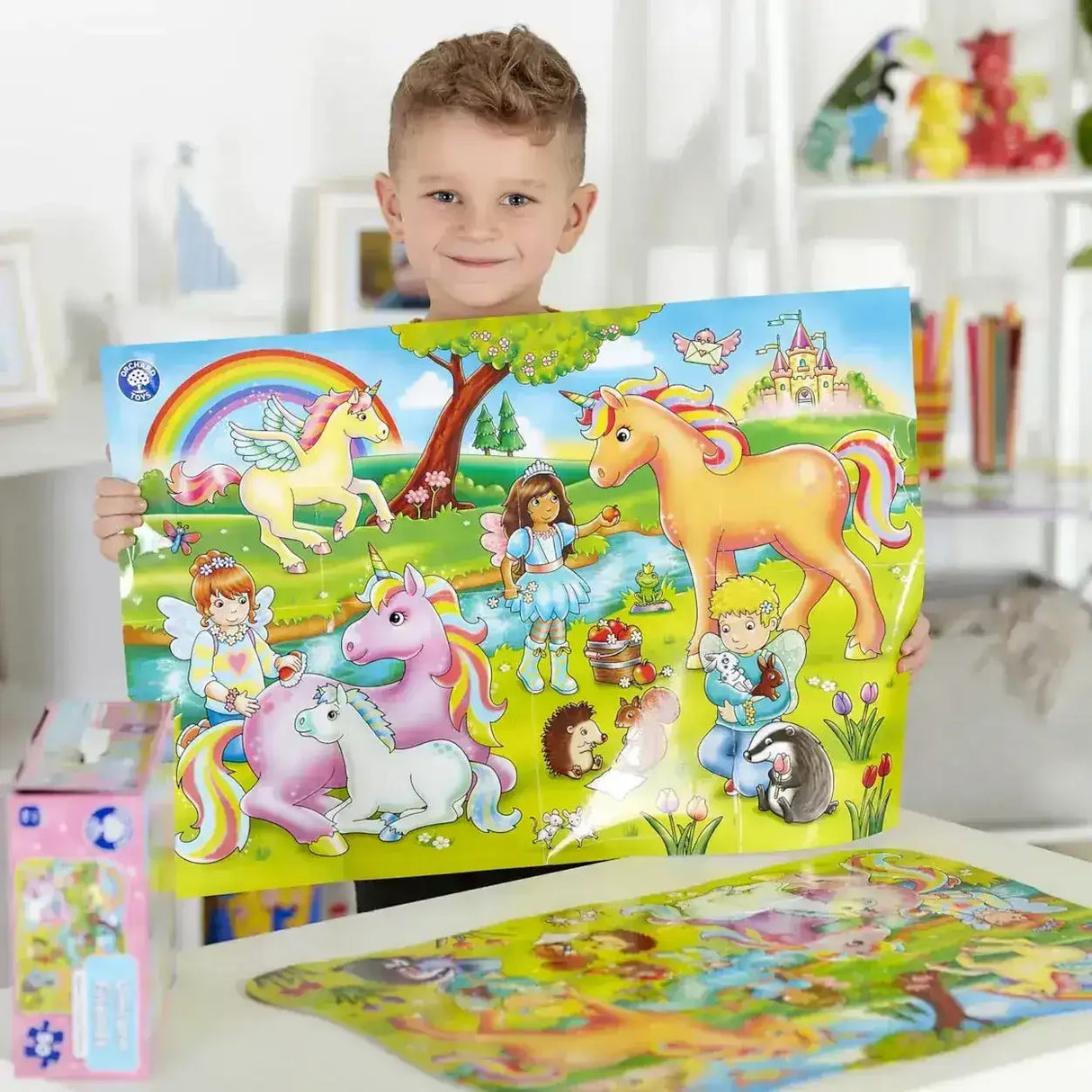 Orchard Toys | Unicorn Friends Jigsaw & Poster 50 Pieces