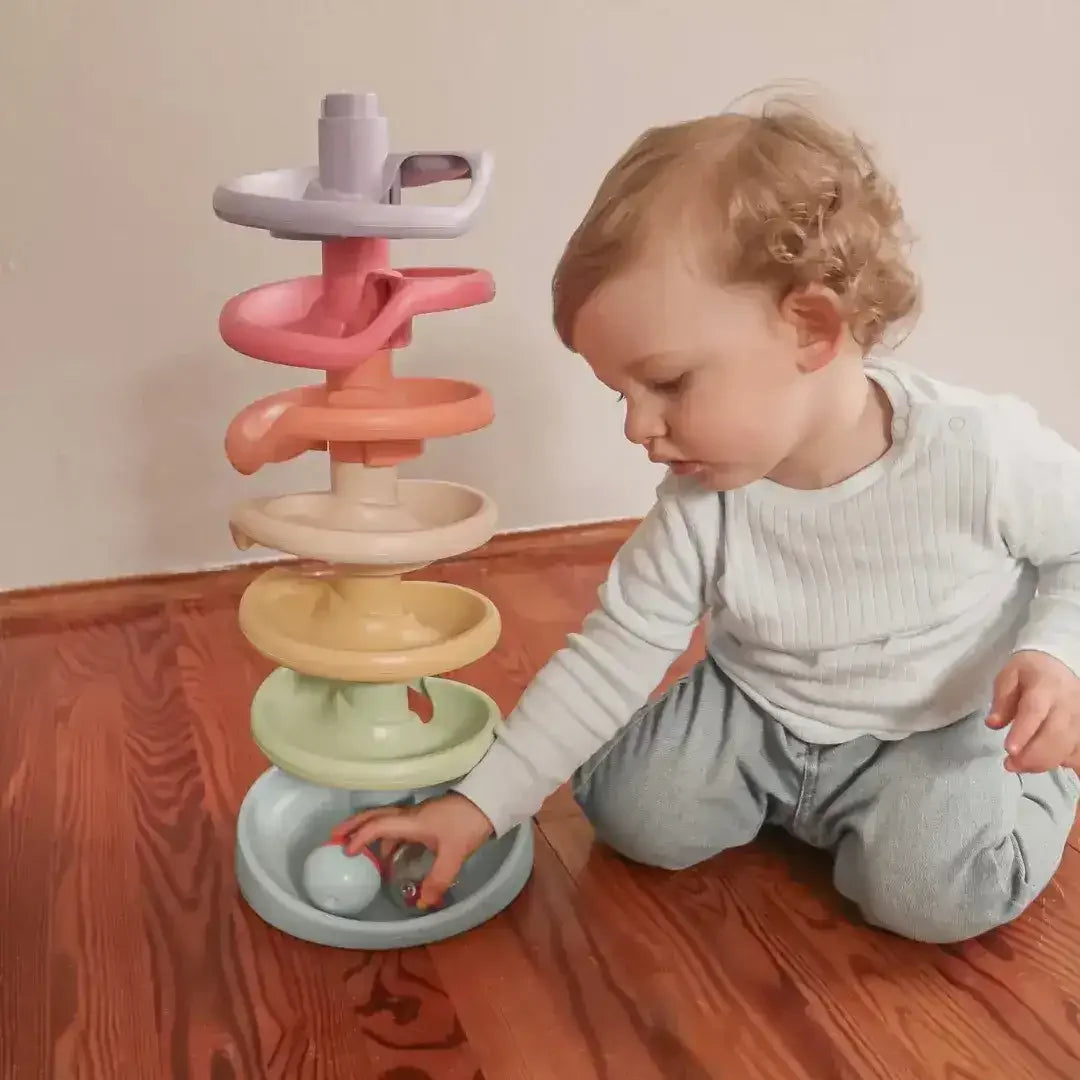 Quercetti | Play Eco+ Spiral Tower Evo - Toybox Tales