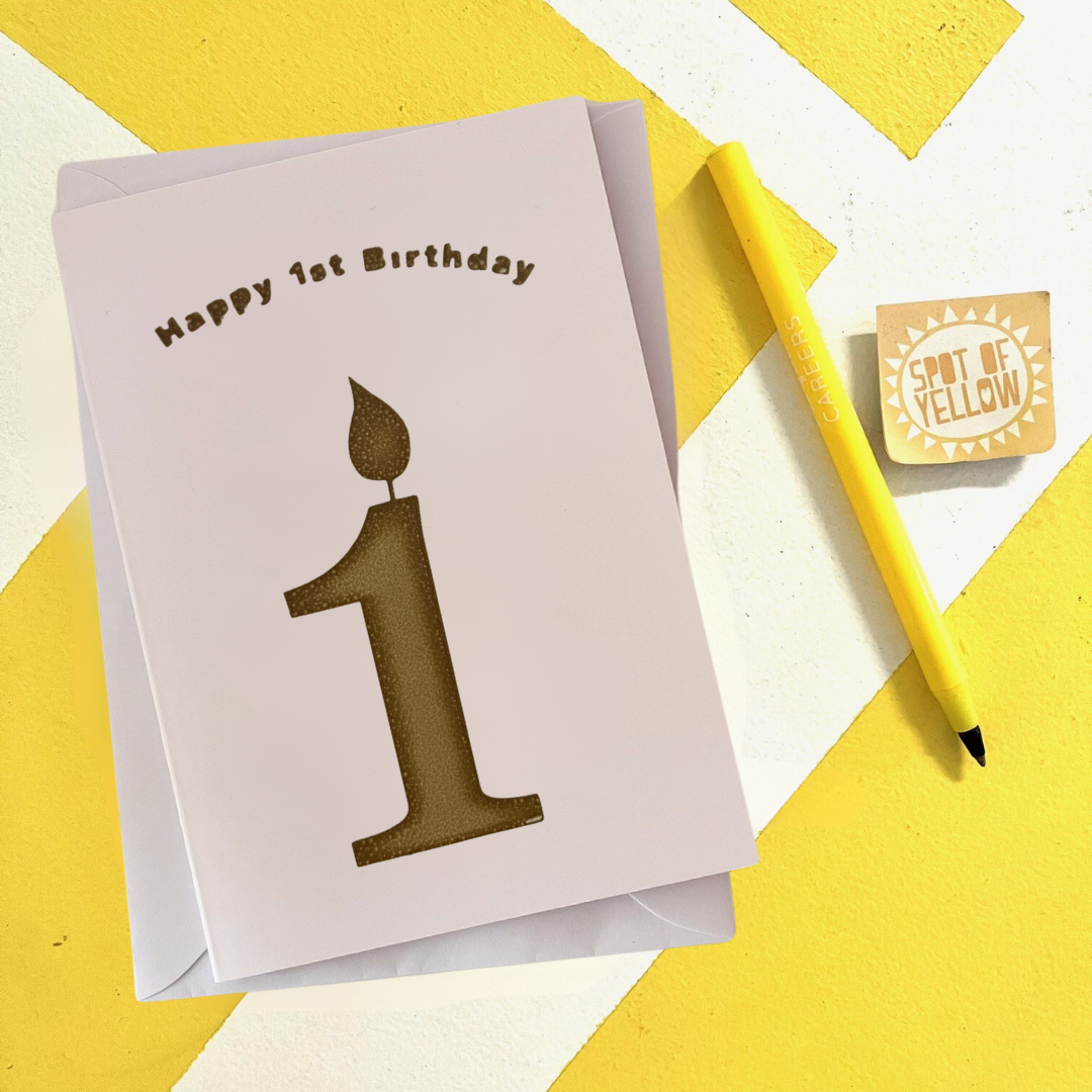Greeting Card | Spot of Yellow