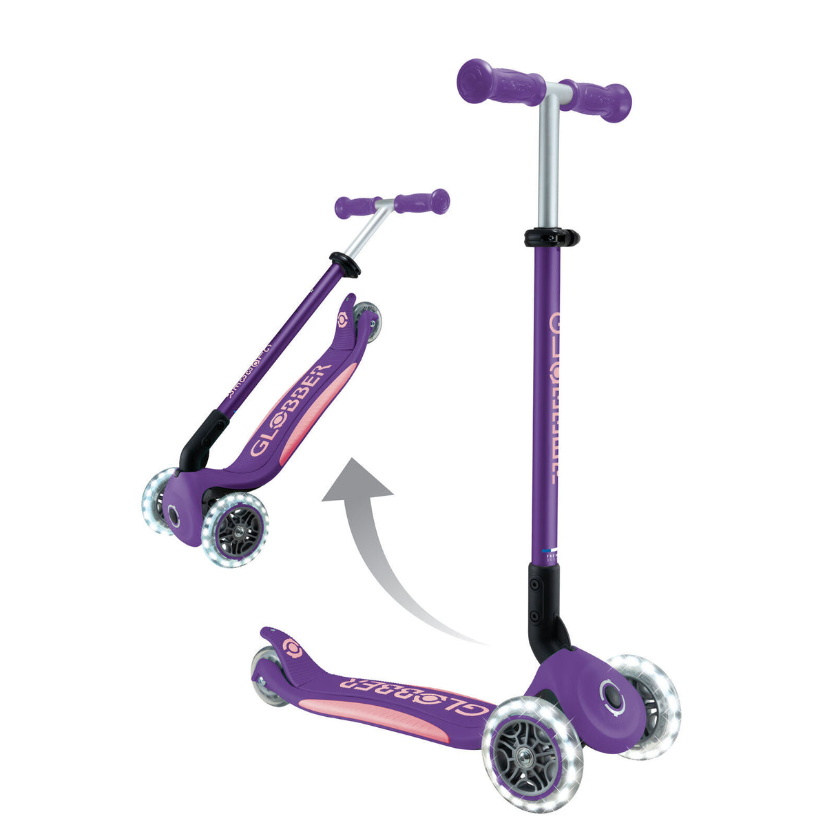 Globber Elite Primo Lights Foldable Scooter