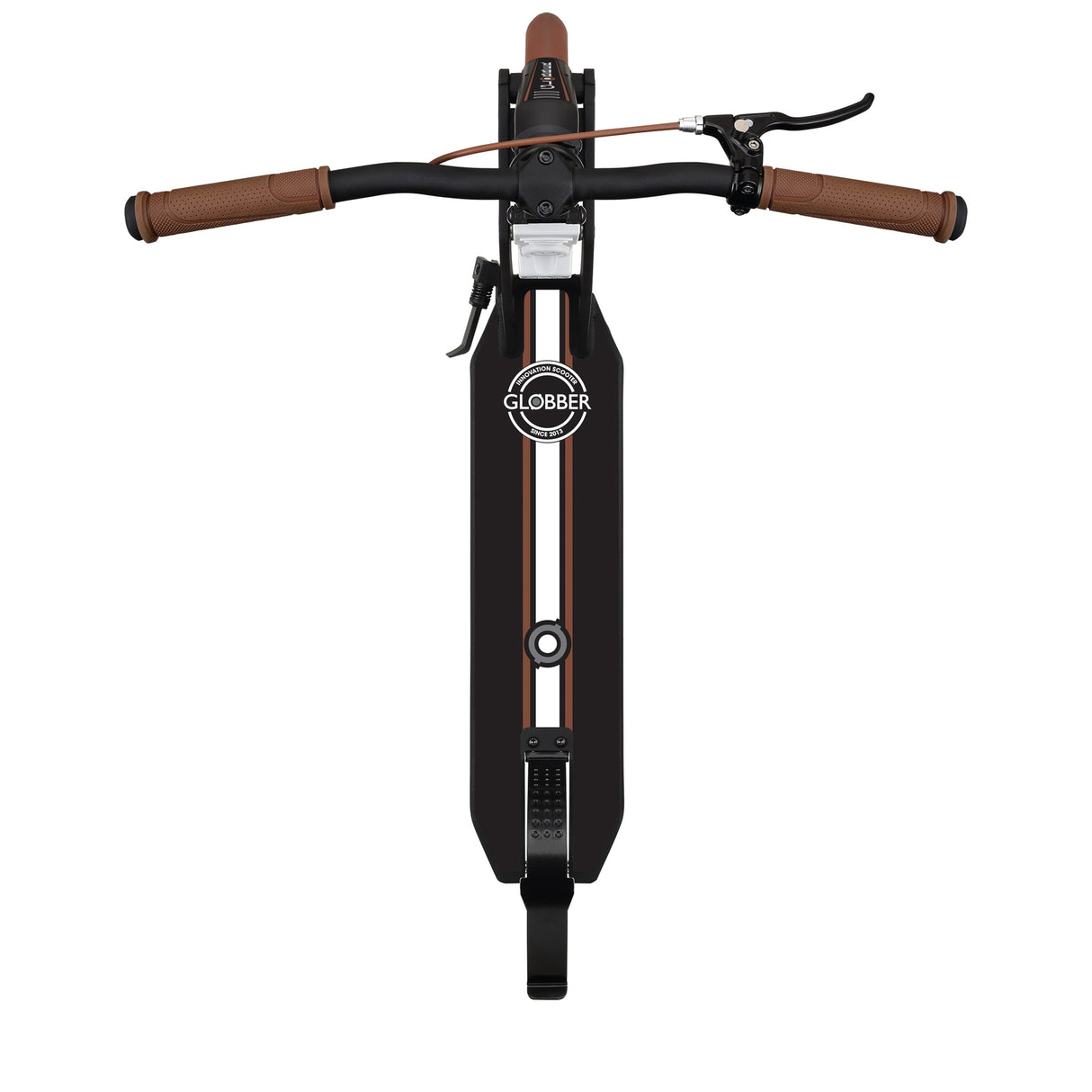 Globber ONE K 180 Deluxe Scooter w Handbrake - Vintage Black