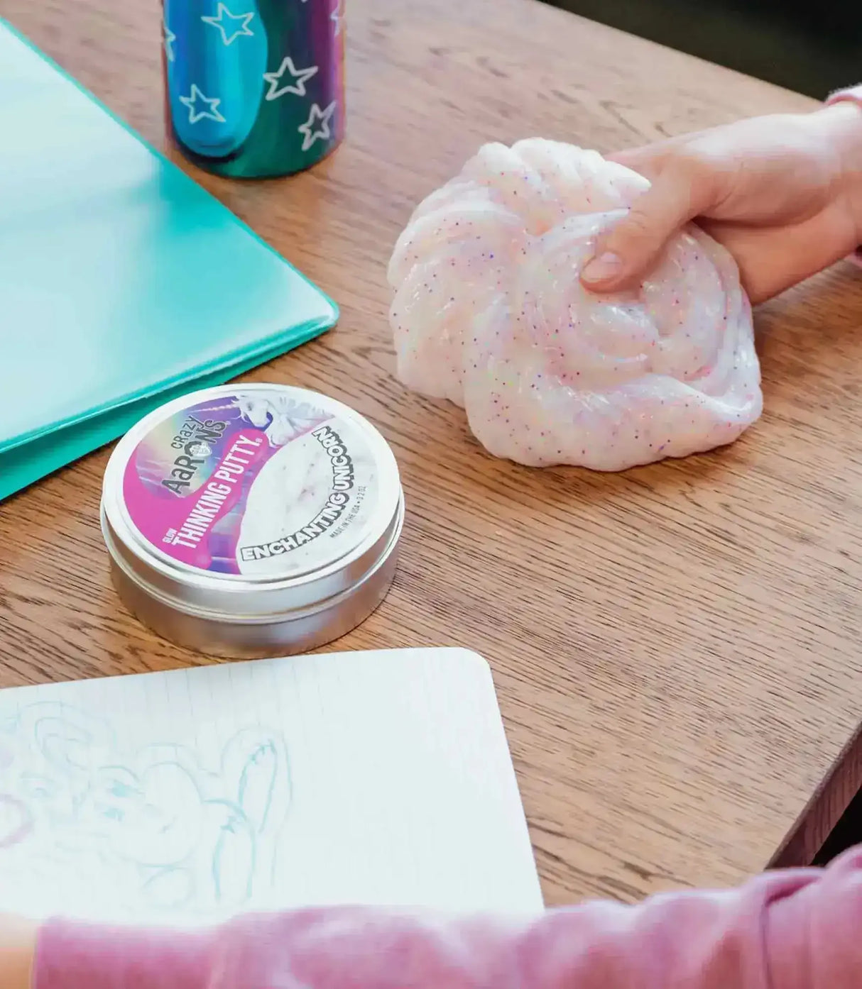 Crazy Aaron's Putty Enchanting Unicorn - Glowbrights - Toybox Tales