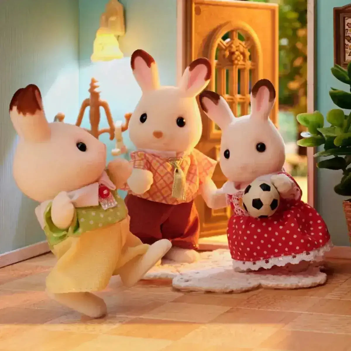 Sylvanian Families - Chocolate Rabbit Family - Toybox Tales