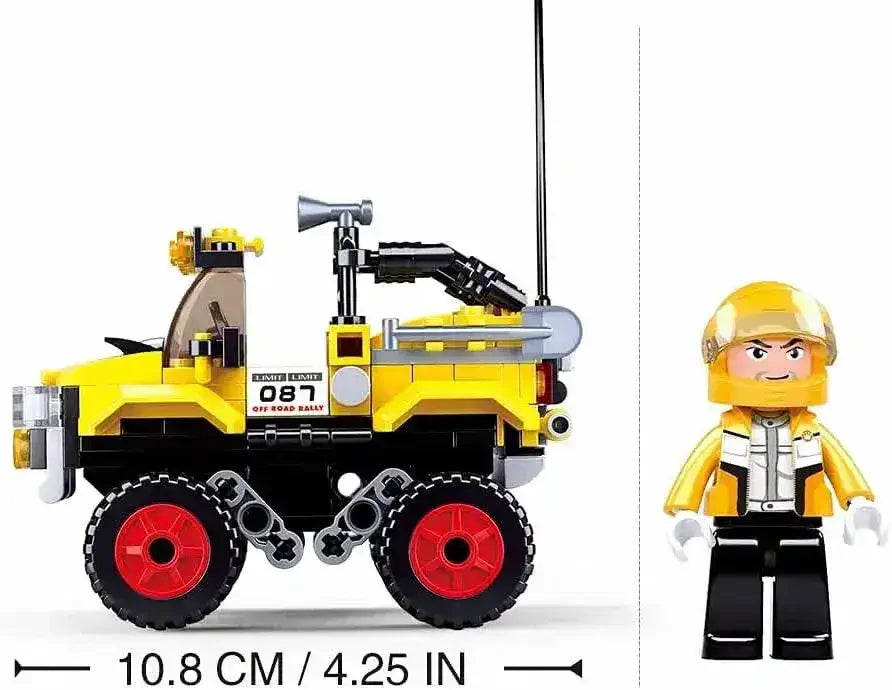 Sluban | Car Club Offroad Yellow 149 Pcs - Toybox Tales
