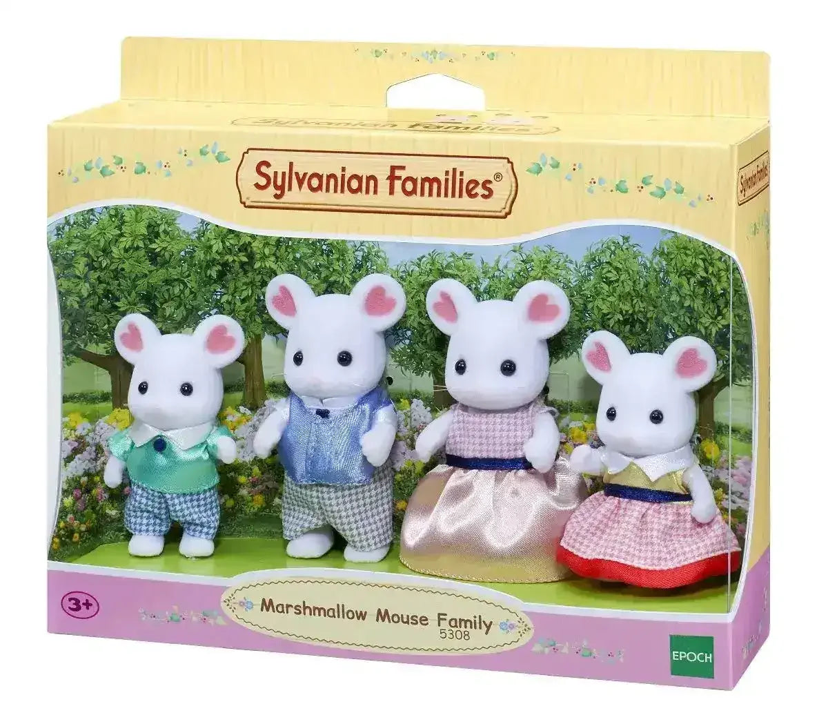 Sylvanian Families - Marshmallow Mouse Family - Toybox Tales
