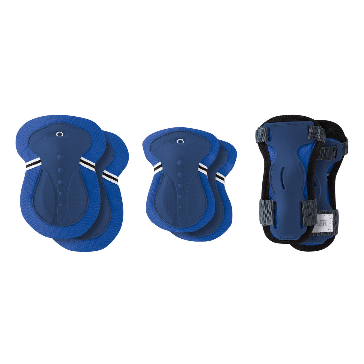 Globber | Junior Protective Pad Set for 3-7y Navy Blue XXS