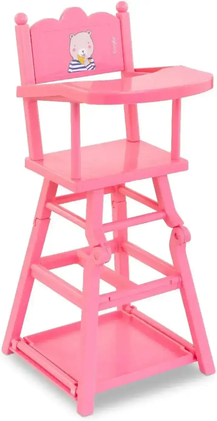 Corolle High Chair - Pink - Toybox Tales