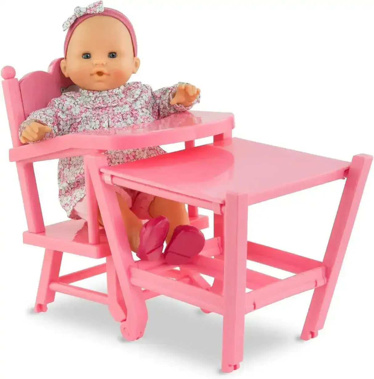 Corolle High Chair - Pink - Toybox Tales