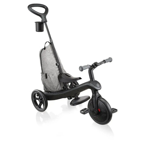 Globber | Explorer Trike 4in1 Deluxe Play | Black/Grey - Toybox Tales