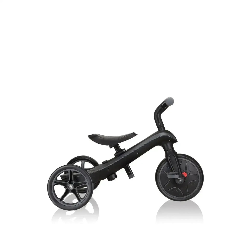 Globber | Explorer Trike 4in1 Deluxe Play | Black/Grey - Toybox Tales