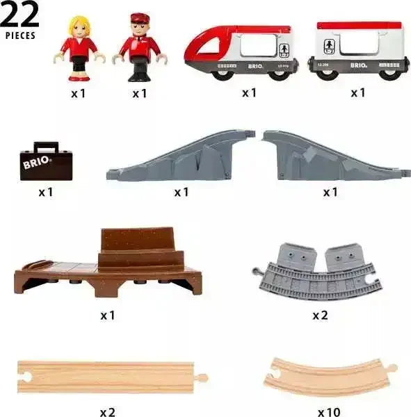 Brio | Starter Travel Train Set 22 pieces