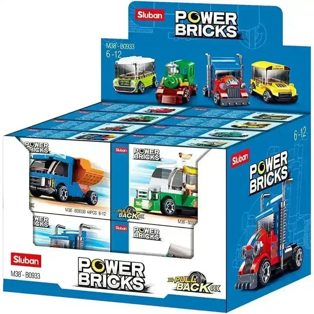 Sluban | Powerbricks Pull Back - Assorted