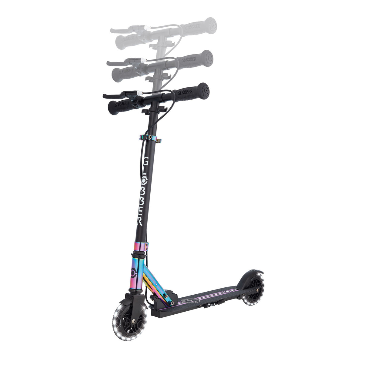 Globber Flow Element Junior Lights - Neochrome