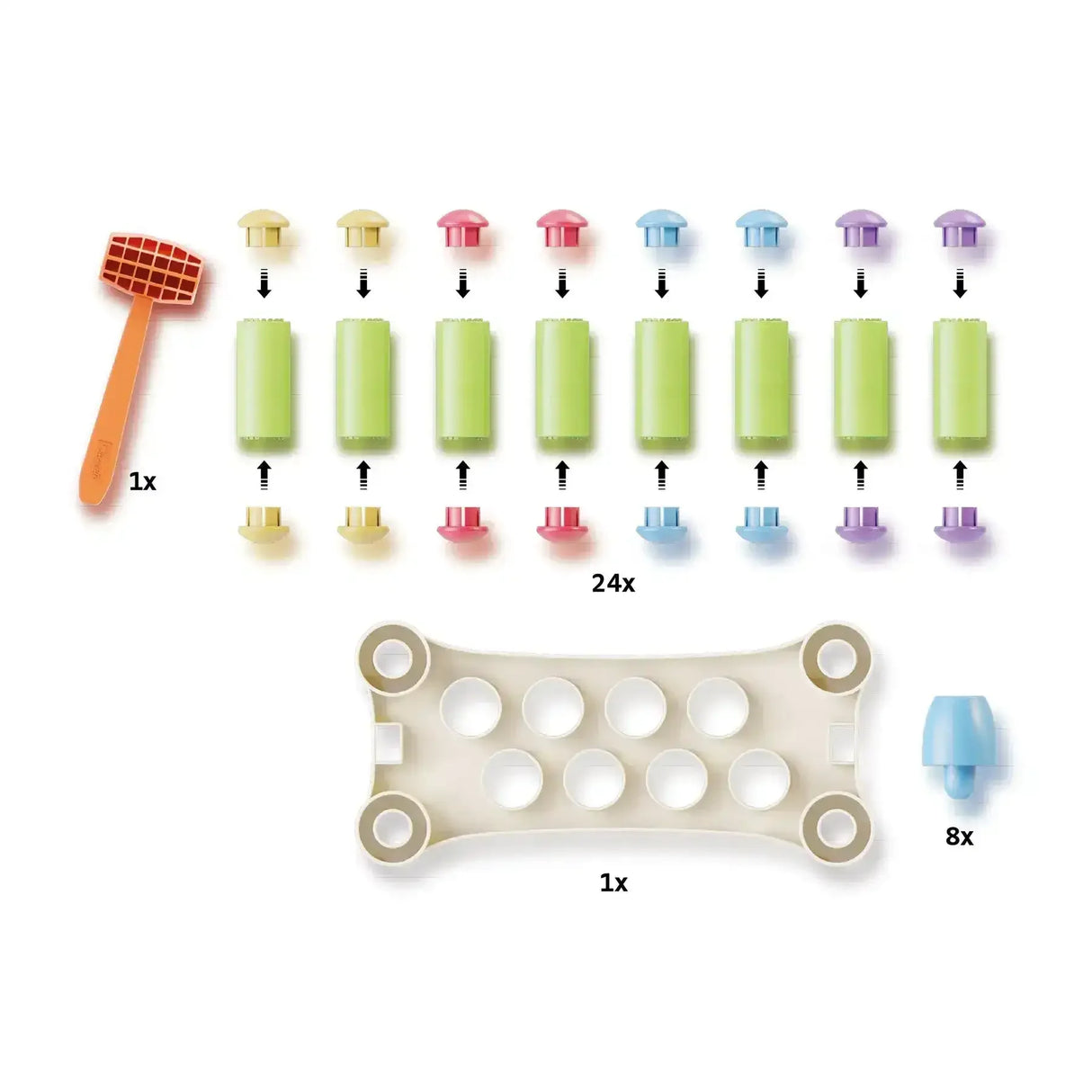 Quercetti | Hammer Peggy Play Eco+ - Toybox Tales