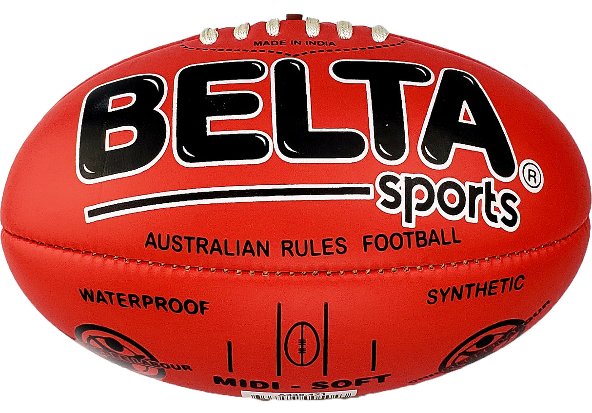 Belta midi footy red