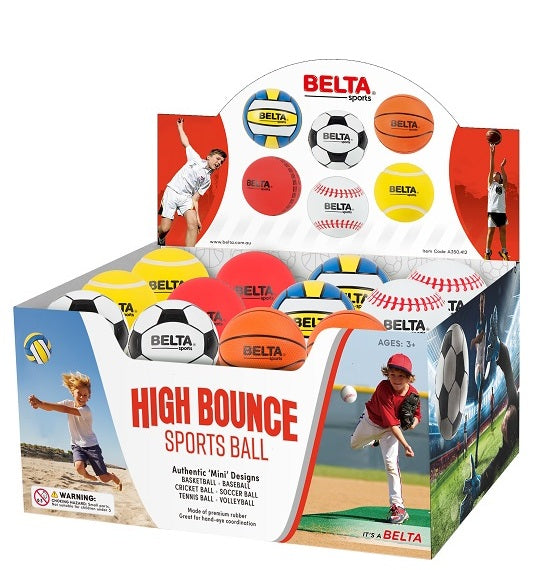Belta textured hi bounce sports balls