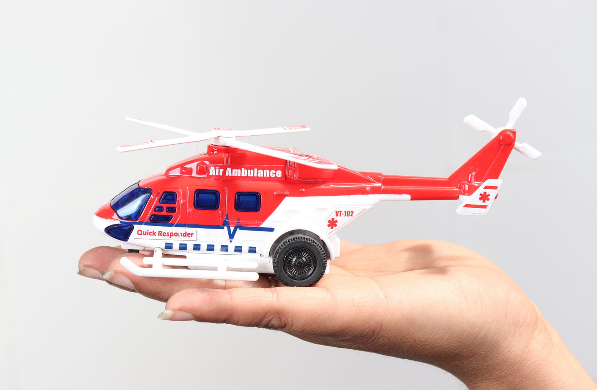 Air Ambulance Helicopter - Pull Back