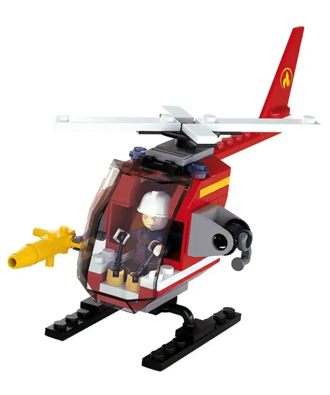 Sluban | Fire Helicopter 80 Pcs - Toybox Tales