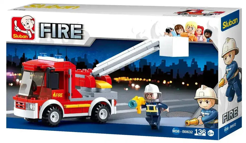 Sluban | Fire Truck 136 Pcs - Toybox Tales