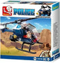Sluban | Police Helicopter 87 Pcs - Toybox Tales