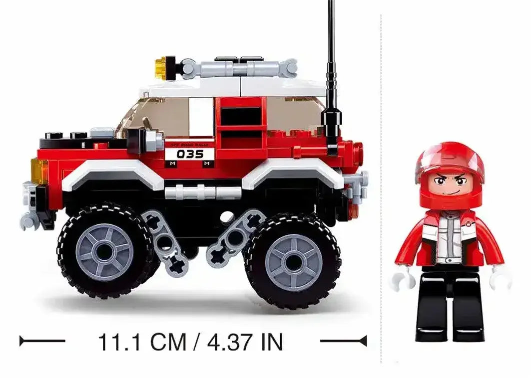 Sluban | Car Club Offroad Red 145 Pcs - Toybox Tales