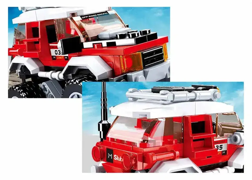 Sluban | Car Club Offroad Red 145 Pcs - Toybox Tales