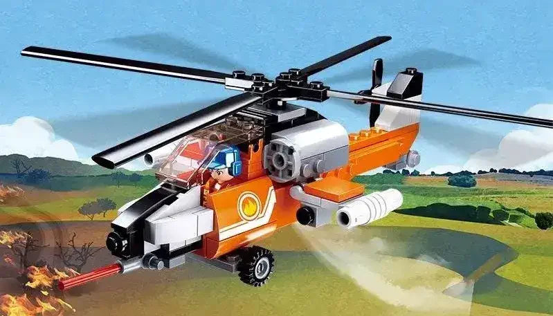 Sluban | Aviation Helicopter 129 Pcs - Toybox Tales