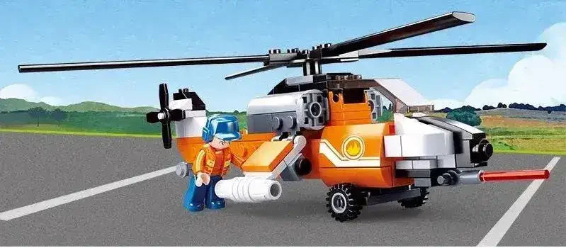 Sluban | Aviation Helicopter 129 Pcs - Toybox Tales