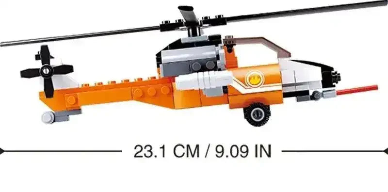 Sluban | Aviation Helicopter 129 Pcs - Toybox Tales