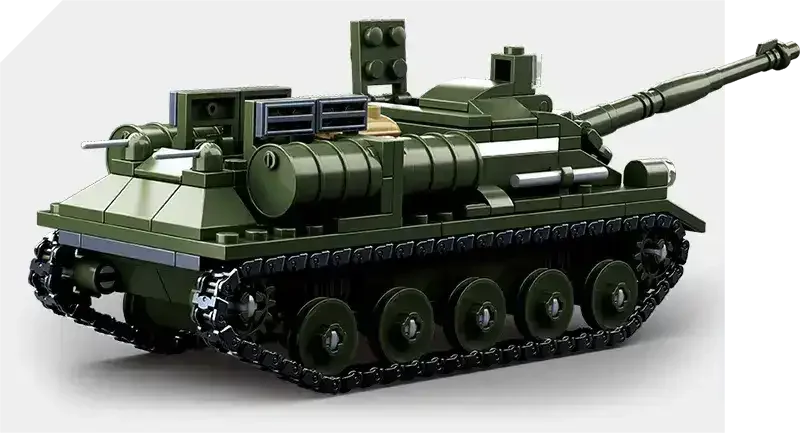 Sluban | WW2 Su-85 Tank Destroyer 338 Pcs - Toybox Tales
