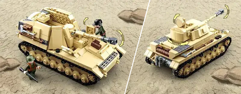 Sluban | WW2 Tank Panzer IV - Toybox Tales