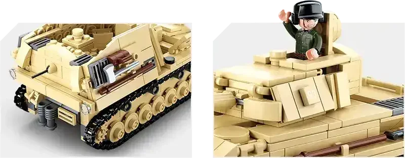 Sluban | WW2 Tank Panzer IV - Toybox Tales