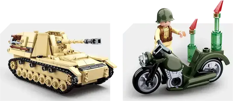 Sluban | WW2 Tank Panzer IV - Toybox Tales