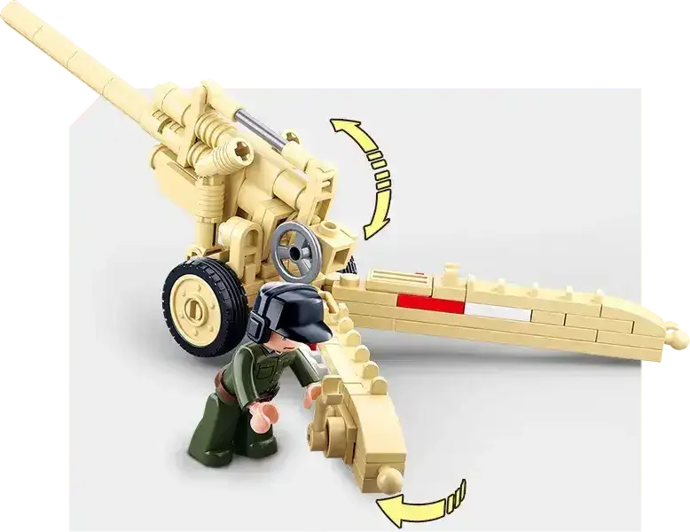 Sluban | WW2 Half Track Sd.Kfz.251 K18 - Toybox Tales