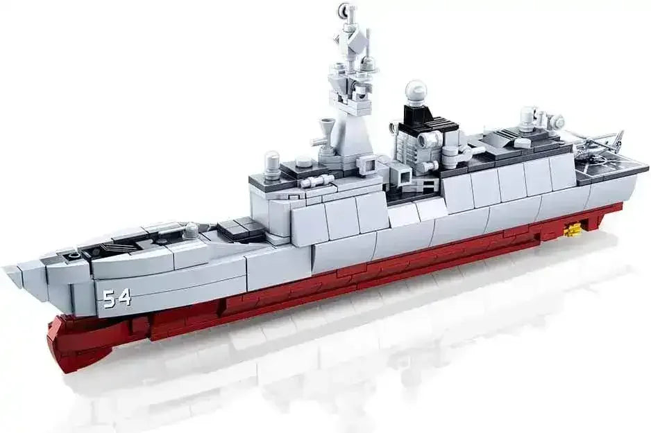 Sluban | Model Bricks Frigate 054A Scale 1:450 457 Pcs - Toybox Tales