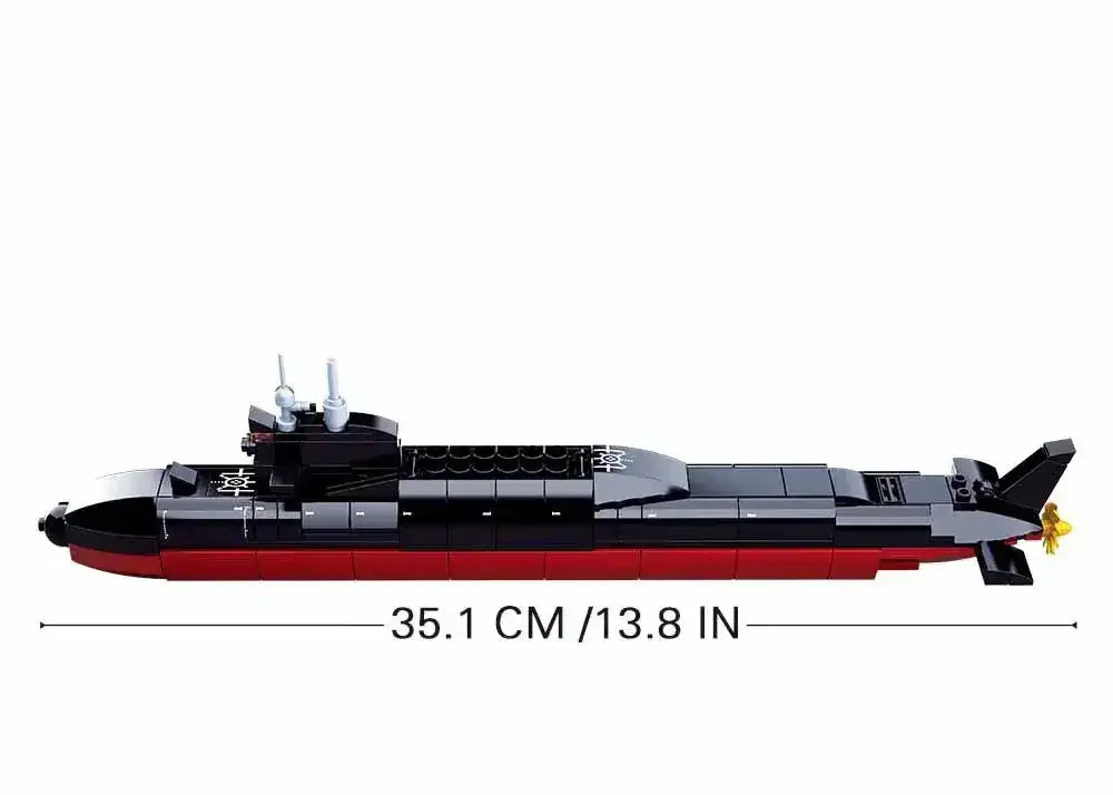 Sluban | Model Bricks Submarine Scale 1:450 269 Pcs - Toybox Tales